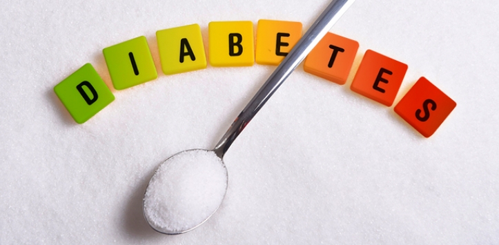 Diabetes logo with spoon of sugar | Featured image for the Diabetic Foot blog.