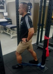 power band ankle exercise