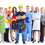 Stock photo of range of business workers | featured image for Home.