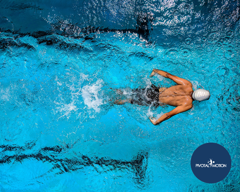 Swimmer | Featured Image for the Shoulder Impingement Treatment Page of Pivotal Motion Physiotherapy.