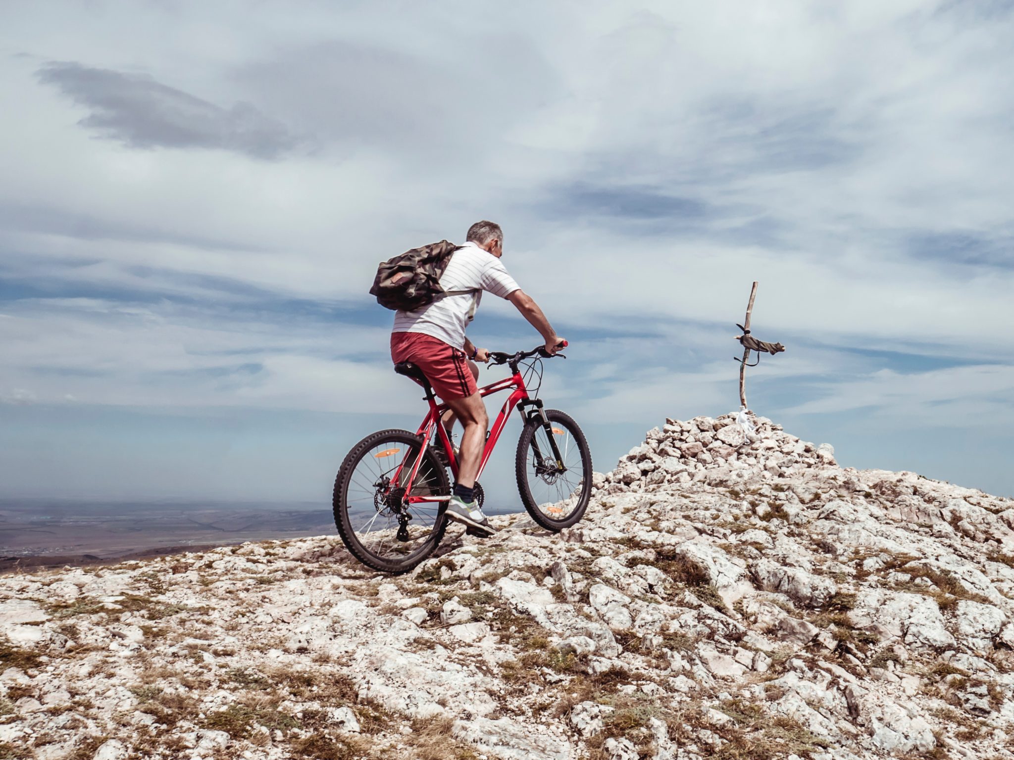 Adventure bike riding