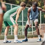 Men playing basketball | Featured Image for the Exercise and Mental Health Page by Pivotal Motion Physiotherapy